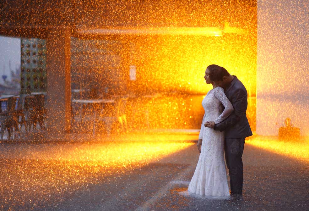 christian wedding by the bay in style at xandari harbour, fort kochi