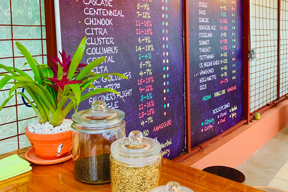 reusable glass bottles being used at xandari costa rica