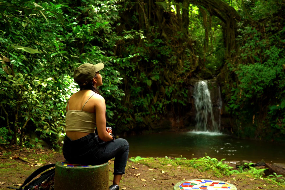 waterfalls at the premises of xandari costa rica