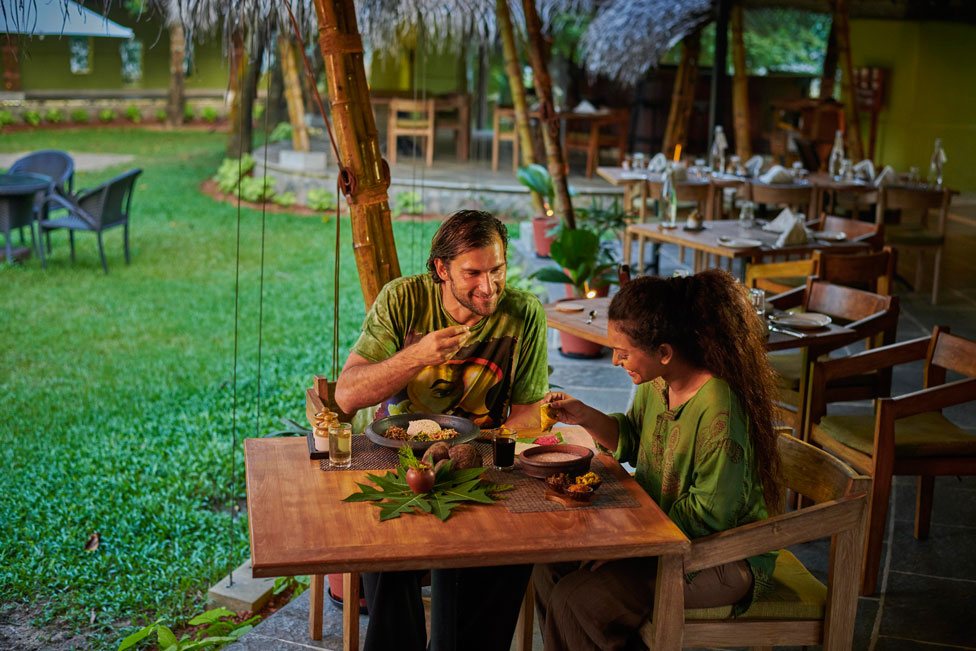 dining experience at xandari pearl