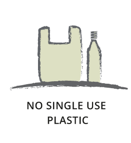 NO SINGLE USE PLASTIC