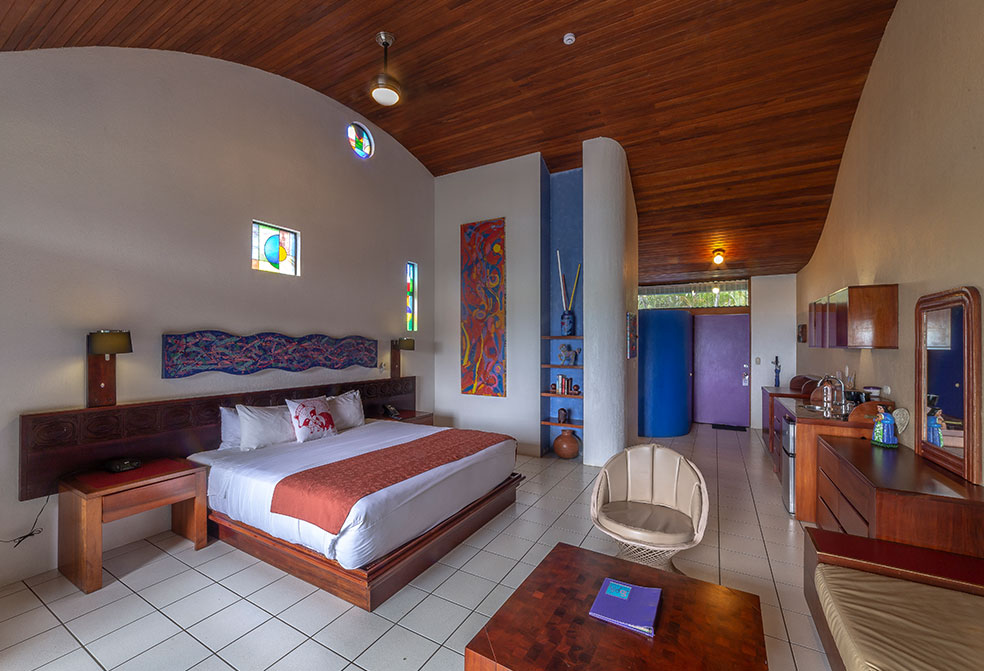 Large bedrooms in luxury private villas in Costa Rica boutique hotel